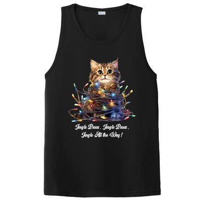 Christmas Jingle Paws Jingle Paws Jingle All The Way! Xmas Cute Gift PosiCharge Competitor Tank