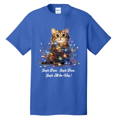 Christmas Jingle Paws Jingle Paws Jingle All The Way! Xmas Cute Gift Tall T-Shirt