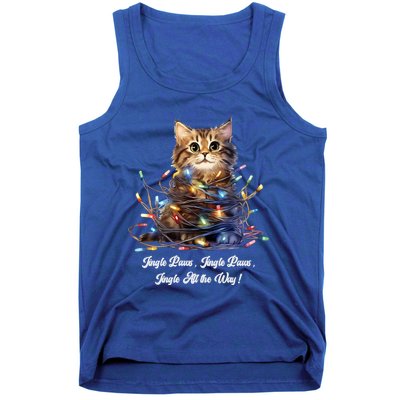 Christmas Jingle Paws Jingle Paws Jingle All The Way! Xmas Cute Gift Tank Top