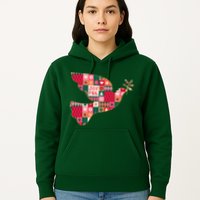 Christmas Joyful Pattern Peace Dove Hoodie