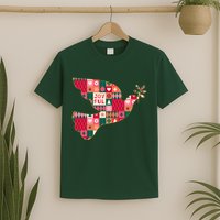 Christmas Joyful Pattern Peace Dove T-Shirt