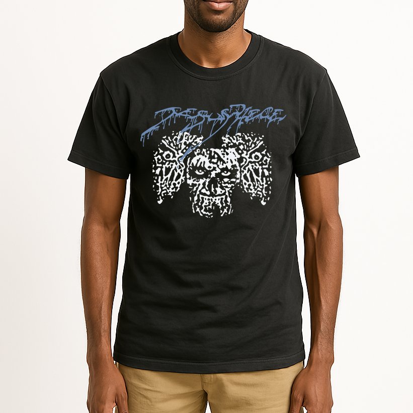 Coldcuts Jesus Piece Three Skulls Tall T-Shirt