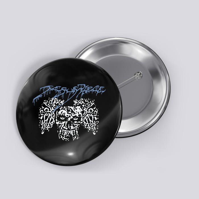 Coldcuts Jesus Piece Three Skulls Button