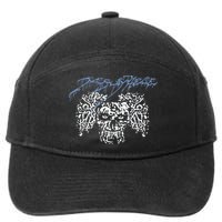 Coldcuts Jesus Piece Three Skulls 7-Panel Snapback Hat