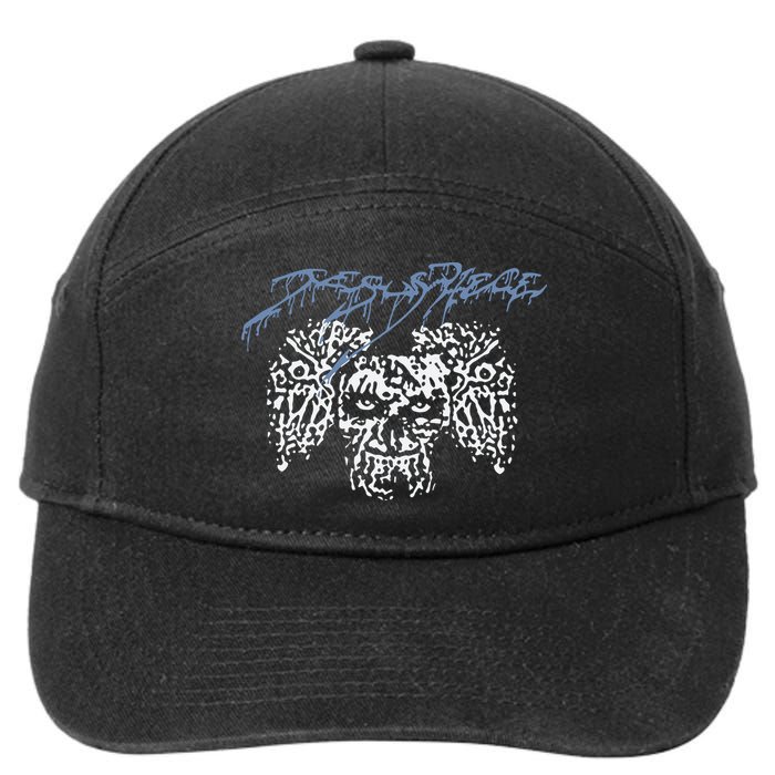 Coldcuts Jesus Piece Three Skulls 7-Panel Snapback Hat
