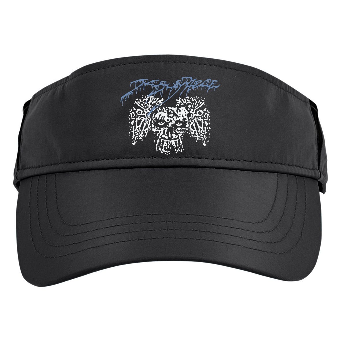 Coldcuts Jesus Piece Three Skulls Adult Drive Performance Visor
