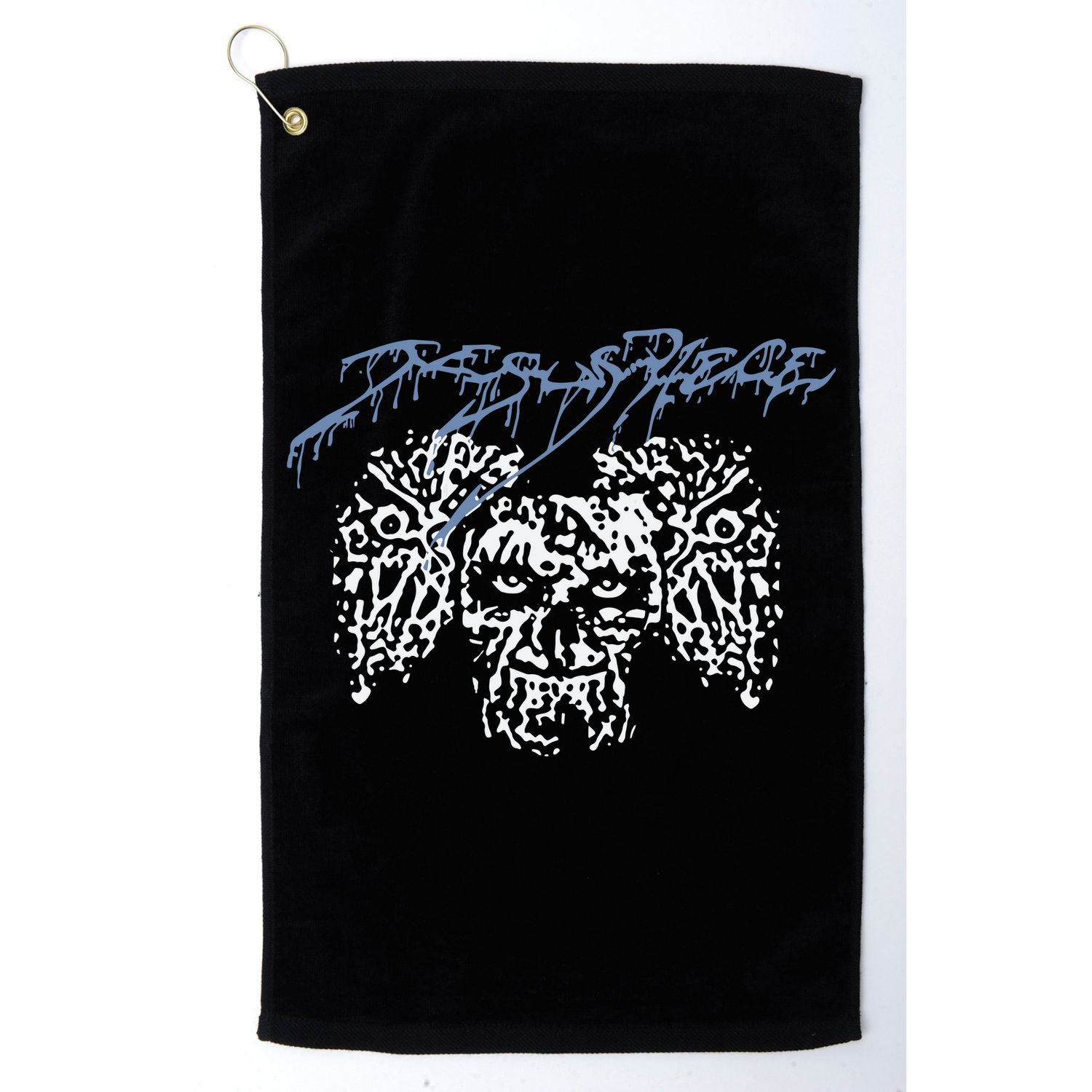 Coldcuts Jesus Piece Three Skulls Golf Towel