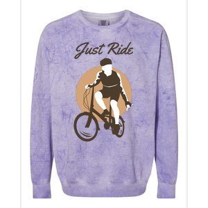 Cycling Just Ride Colorblast Crewneck Sweatshirt