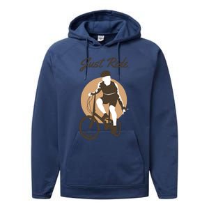 Cycling Just Ride Performance Fleece Hoodie