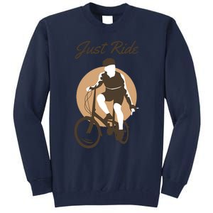 Cycling Just Ride Tall Sweatshirt