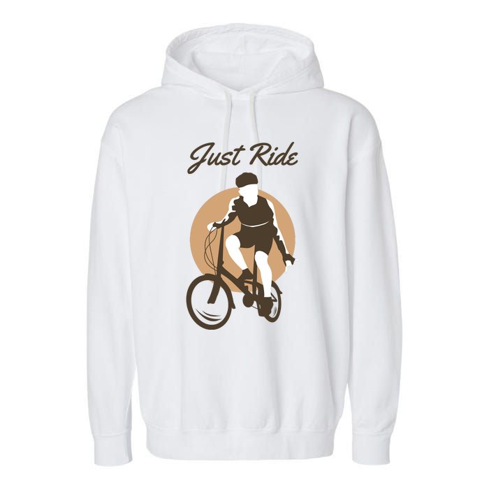 Cycling Just Ride Garment-Dyed Fleece Hoodie