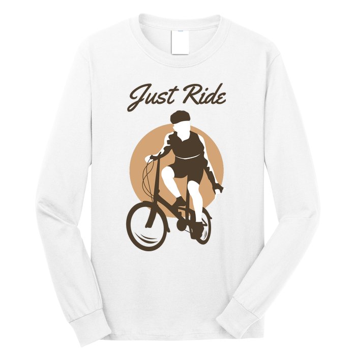 Cycling Just Ride Long Sleeve Shirt