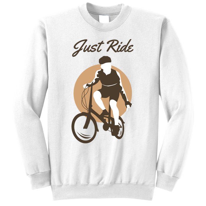 Cycling Just Ride Sweatshirt