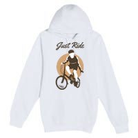 Cycling Just Ride Premium Pullover Hoodie