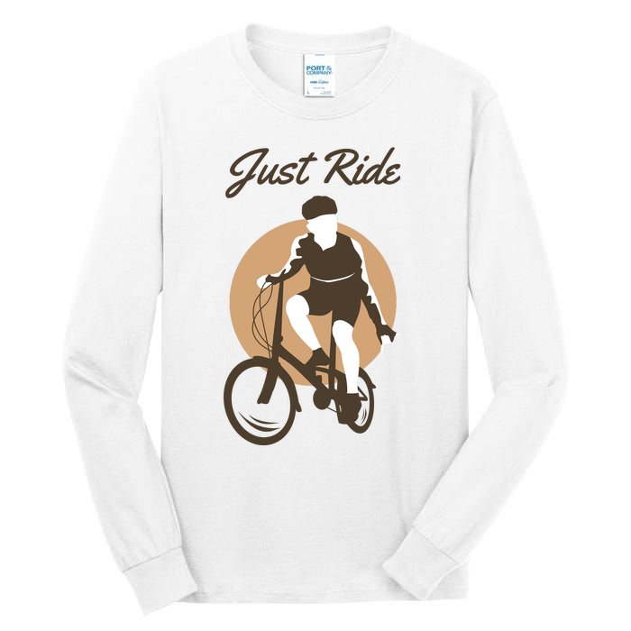 Cycling Just Ride Tall Long Sleeve T-Shirt