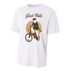 Cycling Just Ride Performance Sprint T-Shirt