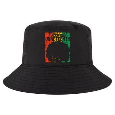 Celebrate Juneteenth Retro African Colors Women Cool Comfort Performance Bucket Hat