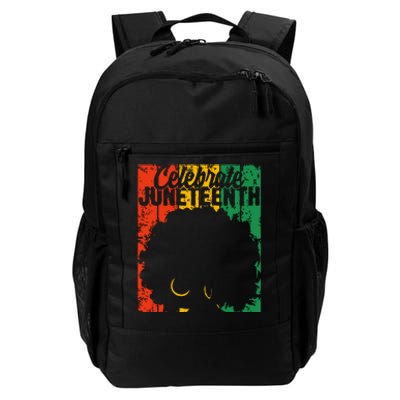 Celebrate Juneteenth Retro African Colors Women Daily Commute Backpack