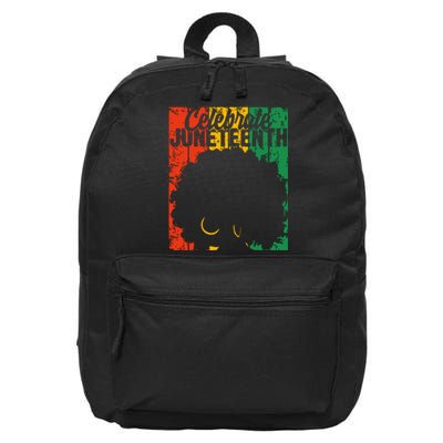 Celebrate Juneteenth Retro African Colors Women 16 in Basic Backpack