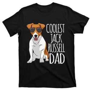 Coolest Jack Russel Dad Jack Russell Terrier Father Dog T-Shirt