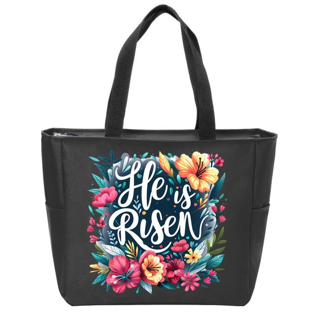 Christian Jesus Religious Bible Verse Spirit Motivational Quotes Zip Tote Bag