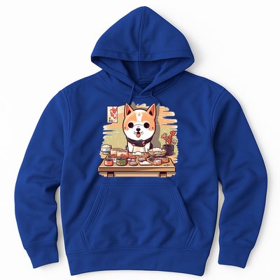 Cute Japanese Sushi Master Dog Chef Kawaii Anime Gift Hoodie