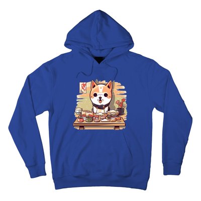 Cute Japanese Sushi Master Dog Chef Kawaii Anime Gift Hoodie