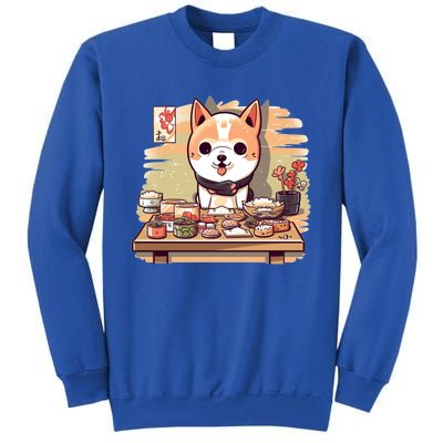 Cute Japanese Sushi Master Dog Chef Kawaii Anime Gift Sweatshirt