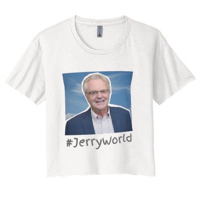 Commemorate Jerry Springer 90s Legend Women's Crop Top Tee