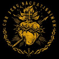 Cor Jesu Sacratissimum SacredHeart Of Jesus Catholic Faith Visor