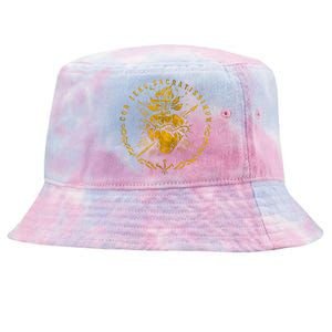 Cor Jesu Sacratissimum SacredHeart Of Jesus Catholic Faith Tie-Dyed Bucket Hat