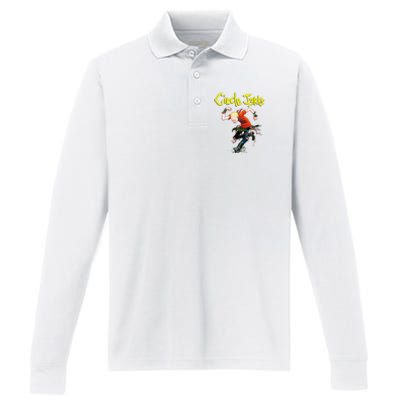 Circle Jerks Skankman Performance Long Sleeve Polo