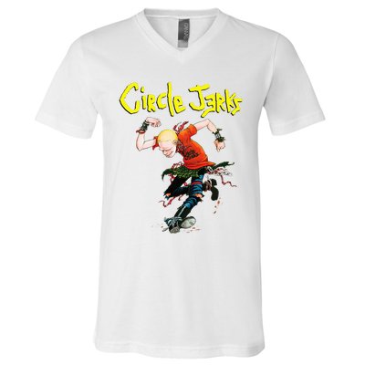 Circle Jerks Skankman V-Neck T-Shirt