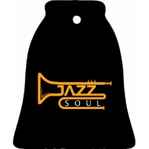 Cool Jazz Soul Trumpet Jazz Musician Jazz Music Lovers Gift Ceramic Bell Ornament