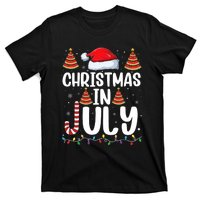 Christmas July Santa Hat Xmas T-Shirt