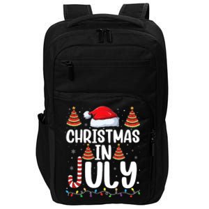 Christmas July Santa Hat Xmas Impact Tech Backpack