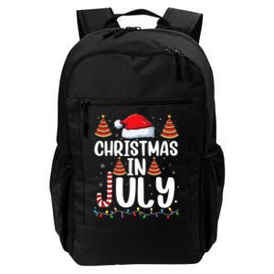 Christmas July Santa Hat Xmas Daily Commute Backpack