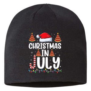 Christmas July Santa Hat Xmas Sustainable Beanie