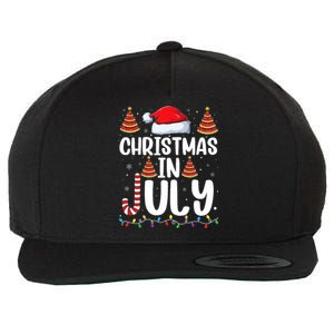 Christmas July Santa Hat Xmas Wool Snapback Cap