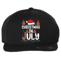 Christmas July Santa Hat Xmas Wool Snapback Cap