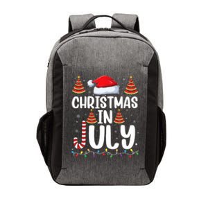 Christmas July Santa Hat Xmas Vector Backpack