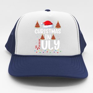 Christmas July Santa Hat Xmas Trucker Hat