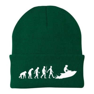 Cool Jet Ski For Men Women Evolution Sea Water Skiing Racing Knit Cap Winter Beanie