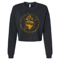 Cor Jesu Sacratissimum SacredHeart Of Jesus Catholic Faith Cropped Pullover Crew