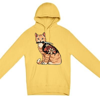 Catana Japanese Samurai Premium Pullover Hoodie