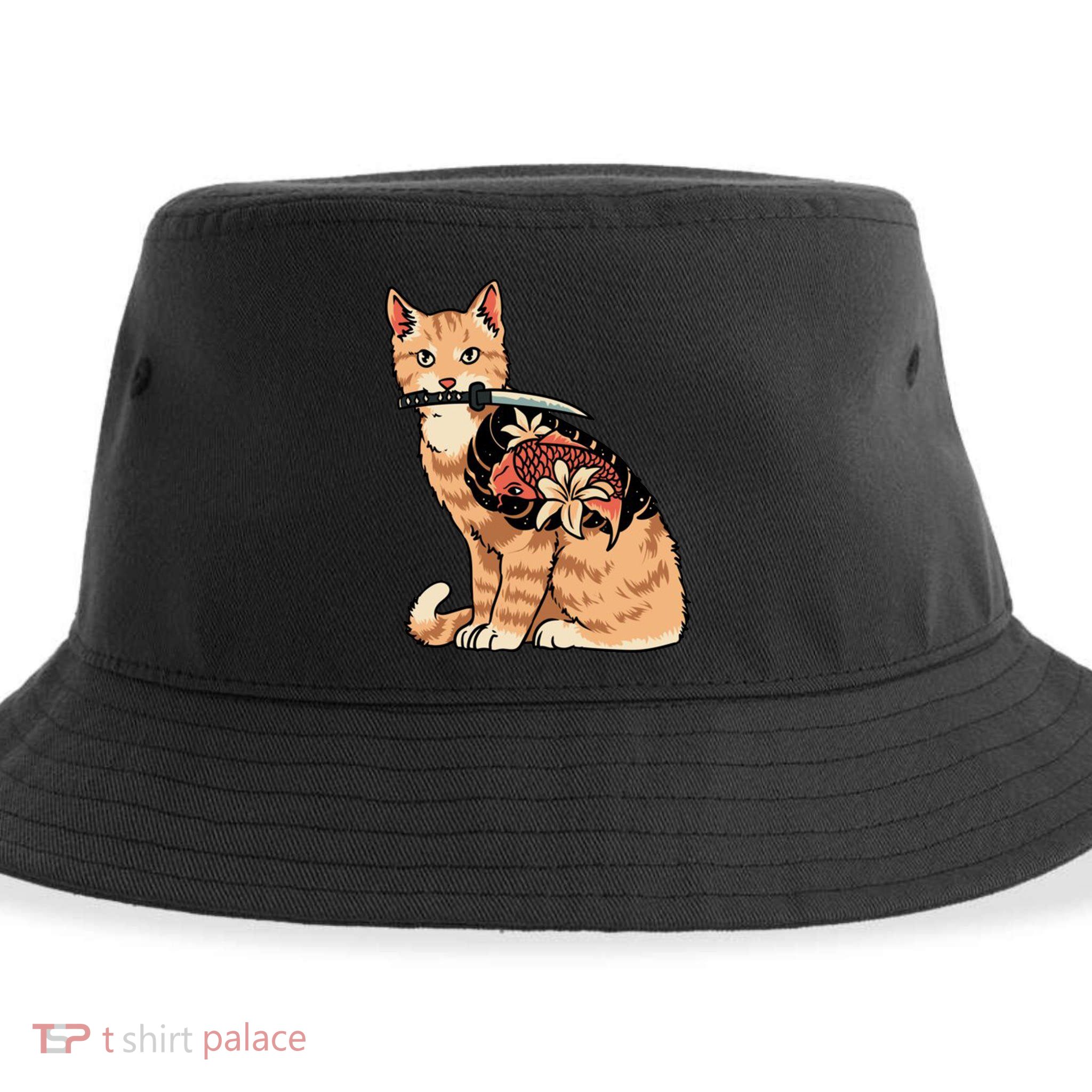 Catana Japanese Samurai Sustainable Bucket Hat