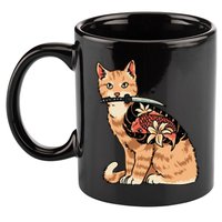 Catana Japanese Samurai 11oz C Handle Ceramic Mug