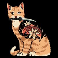 Catana Japanese Samurai Drawstring Bag
