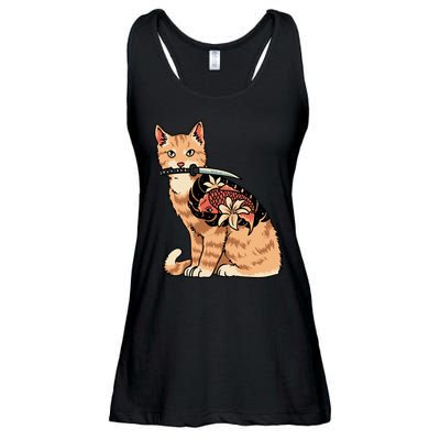 Catana Japanese Samurai Ladies Essential Flowy Tank