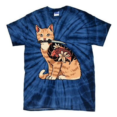 Catana Japanese Samurai Tie-Dye T-Shirt